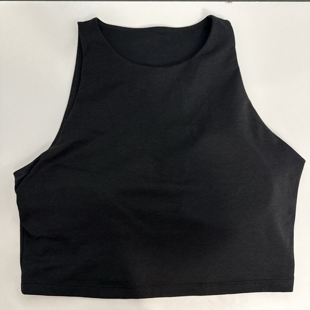 Old Navy Black Sleeveless Crop Top